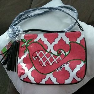 Brighton red love dove bag